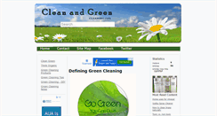 Desktop Screenshot of clean-and-green-tips.com